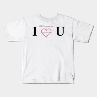 Geeky Love Plot Kids T-Shirt